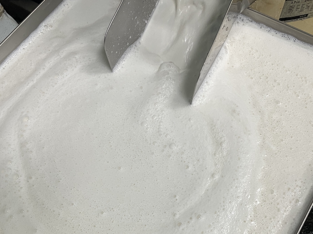 白胡麻の汁作り